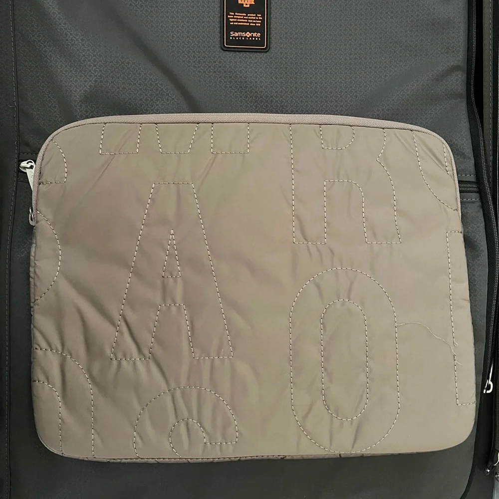 Tan/brown Marc by Marc Jacobs laptop case 13-14”